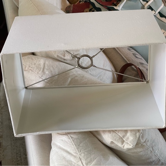 White Rectangular Lamp Shade - Picture 13 of 16